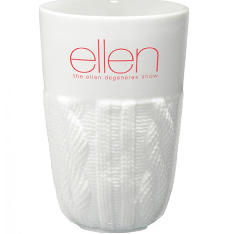 Cable Knit Ceramic Tumbler Moded